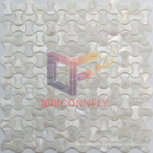 Bone Shape Mother of Pearl Mosaic Tile (CFP138)